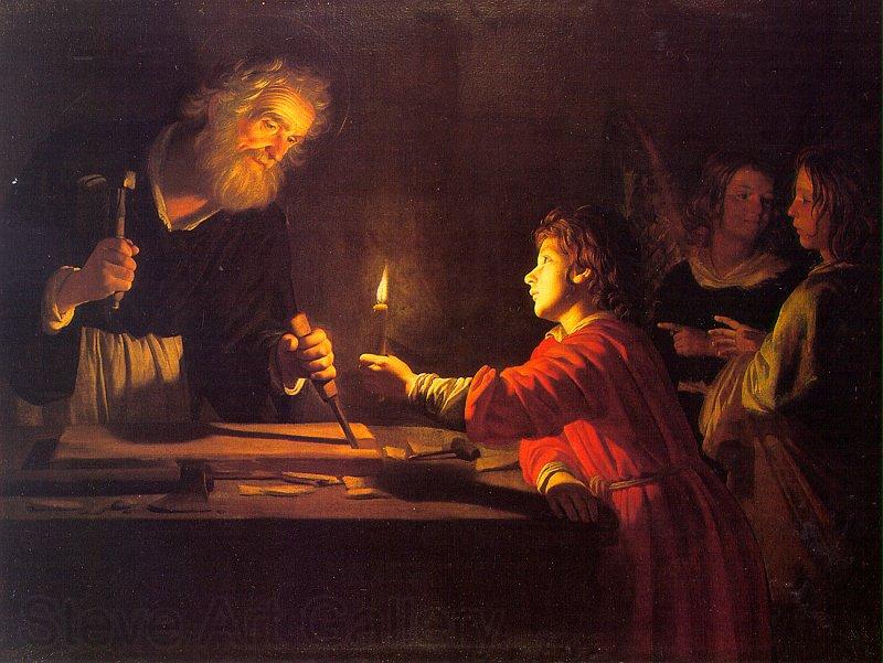 Gerrit van Honthorst Childhood of Christ Spain oil painting art